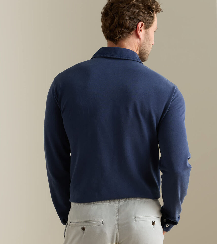 Everyday Piqu&eacute; Long Sleeve Polo - Alternate Image 2