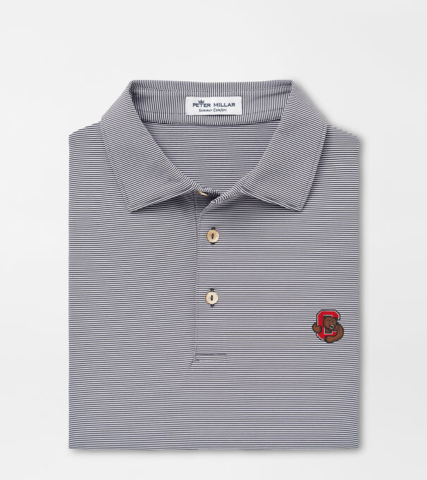 Cornell Jubilee Stripe Performance Polo