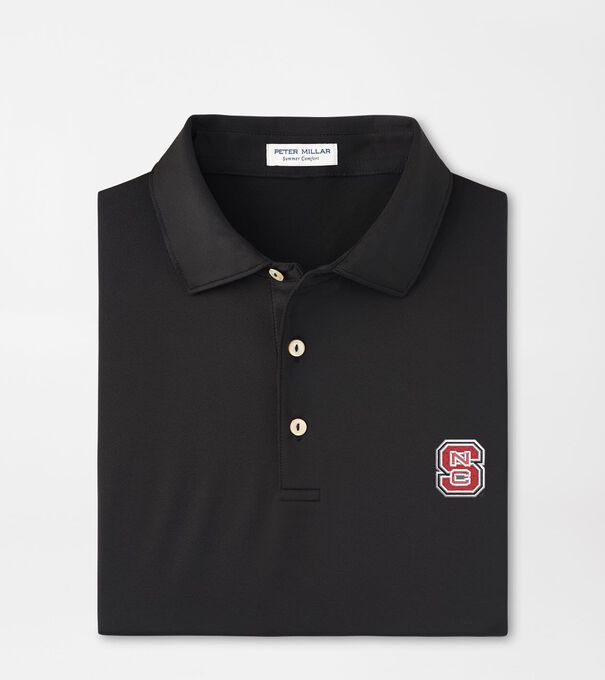 NC State Solid Performance Jersey Polo
