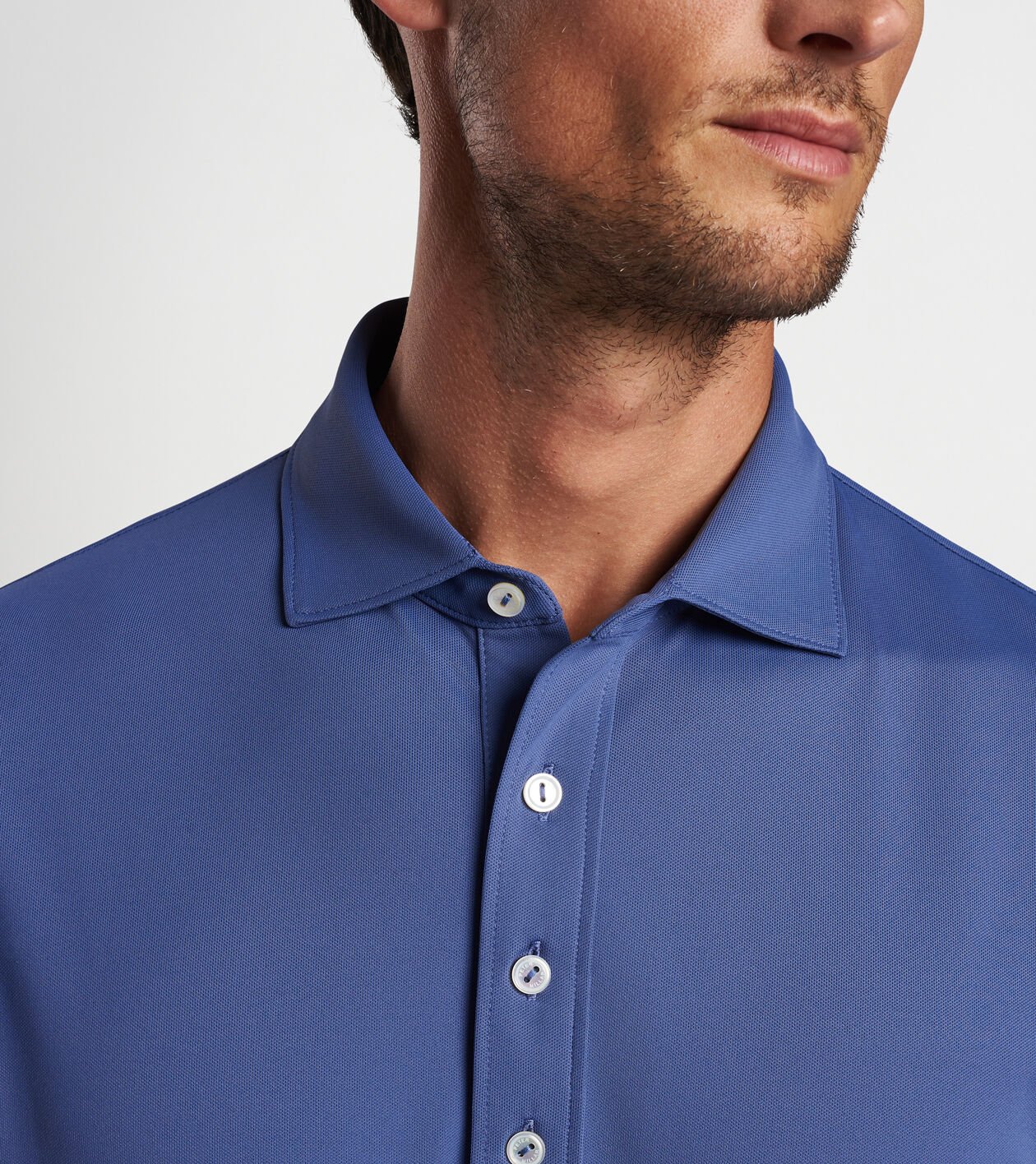 Soul Performance Mesh Polo (Kelly Hard Collar) | Men's Polos
