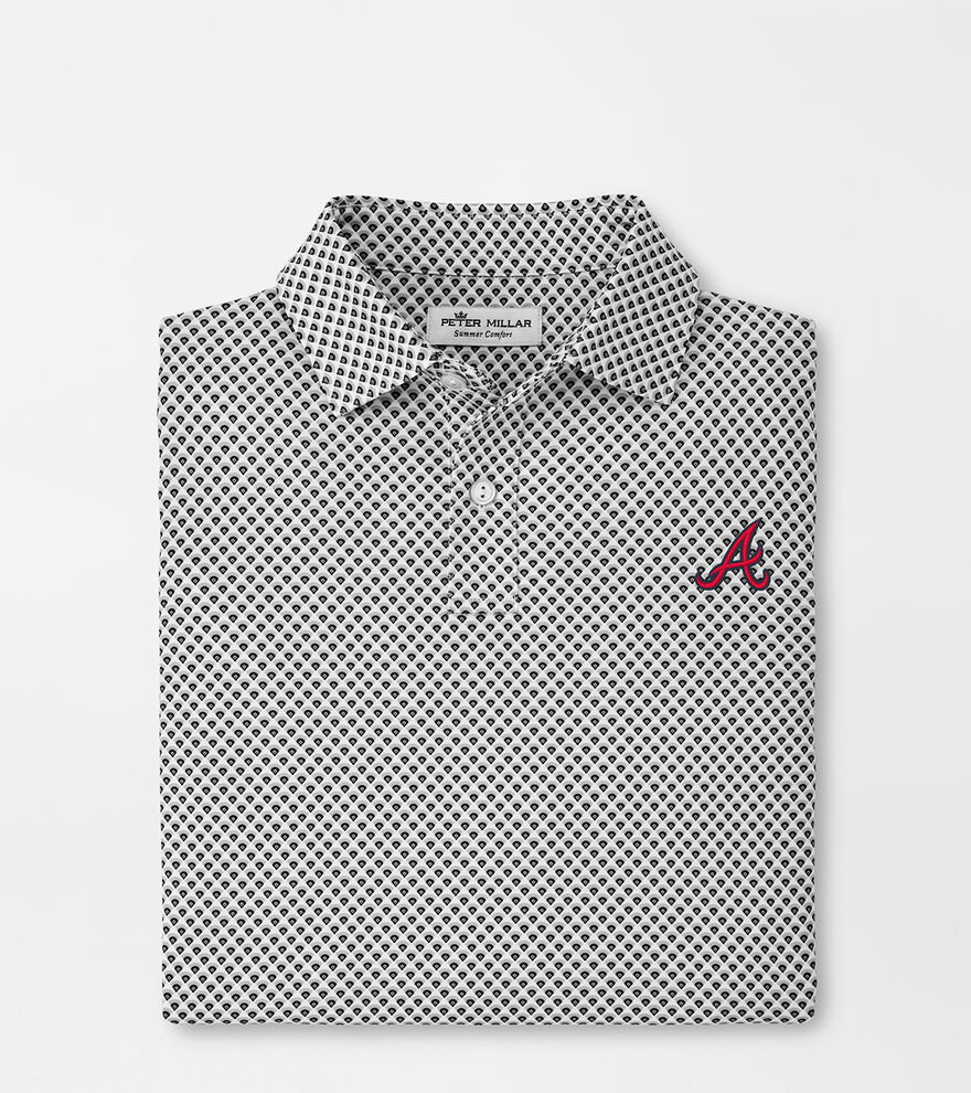 Atlanta Braves Youth Performance Jersey Polo image number 1