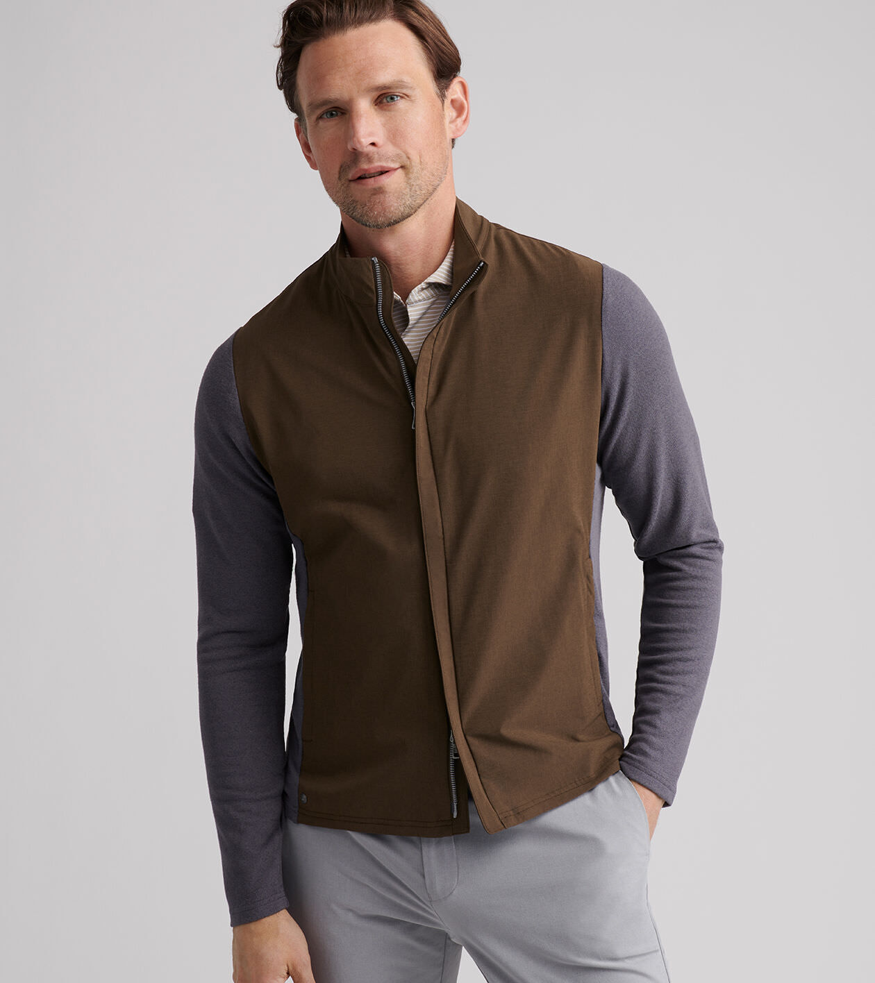 Mai② Solstice Performance Hybrid Full-Zip Cardigan | Men's