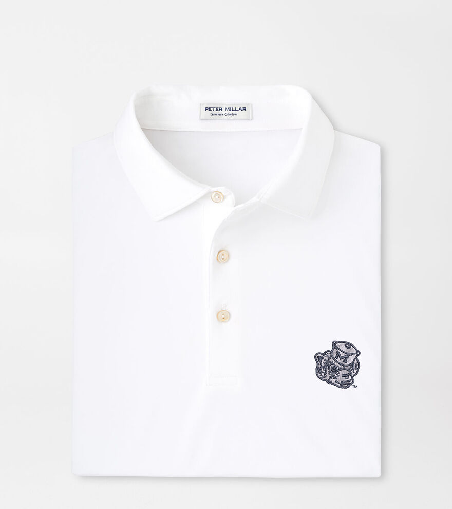 Michigan Vault Solid Performance Jersey Polo image number 1