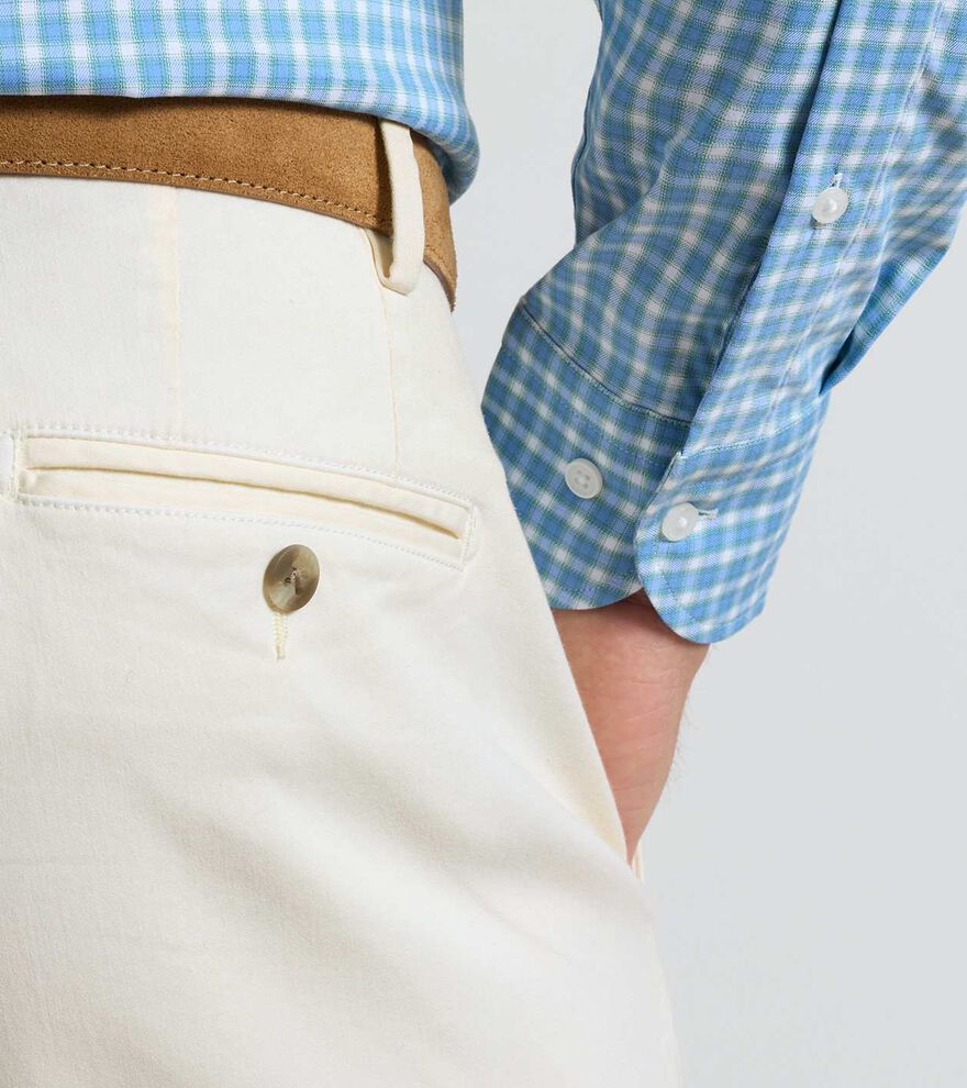 Signature Sateen Flat Front Trouser - Alternate Image 3