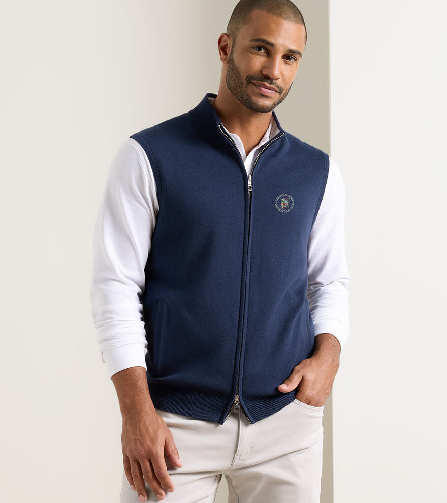 126th U.S. Open Coolspun Lite Full-Zip Sweater Vest image number 2