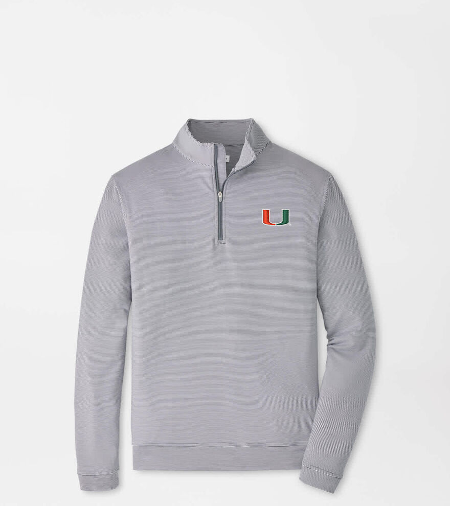 Miami Perth Sugar Stripe Performance Quarter-Zip