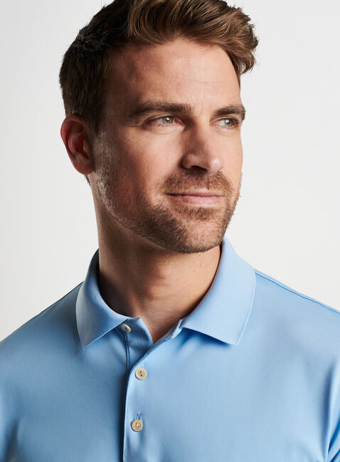 Solid Performance Jersey Polo Knit-Collar | Peter Millar