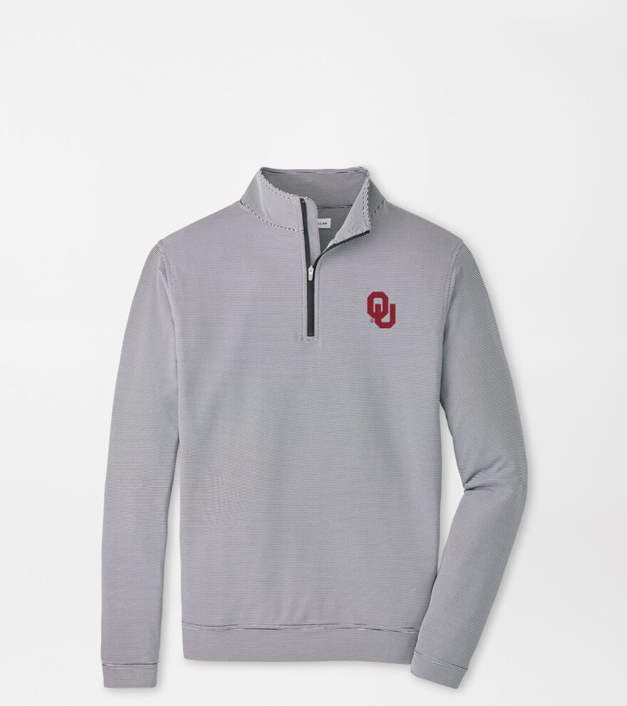 Oklahoma Perth Sugar Stripe Performance Quarter-Zip image number 1