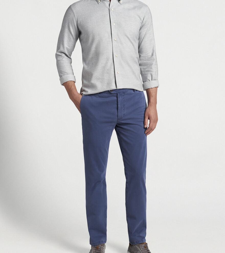 Concorde Garment Dyed Flat-Front Trouser image number 4