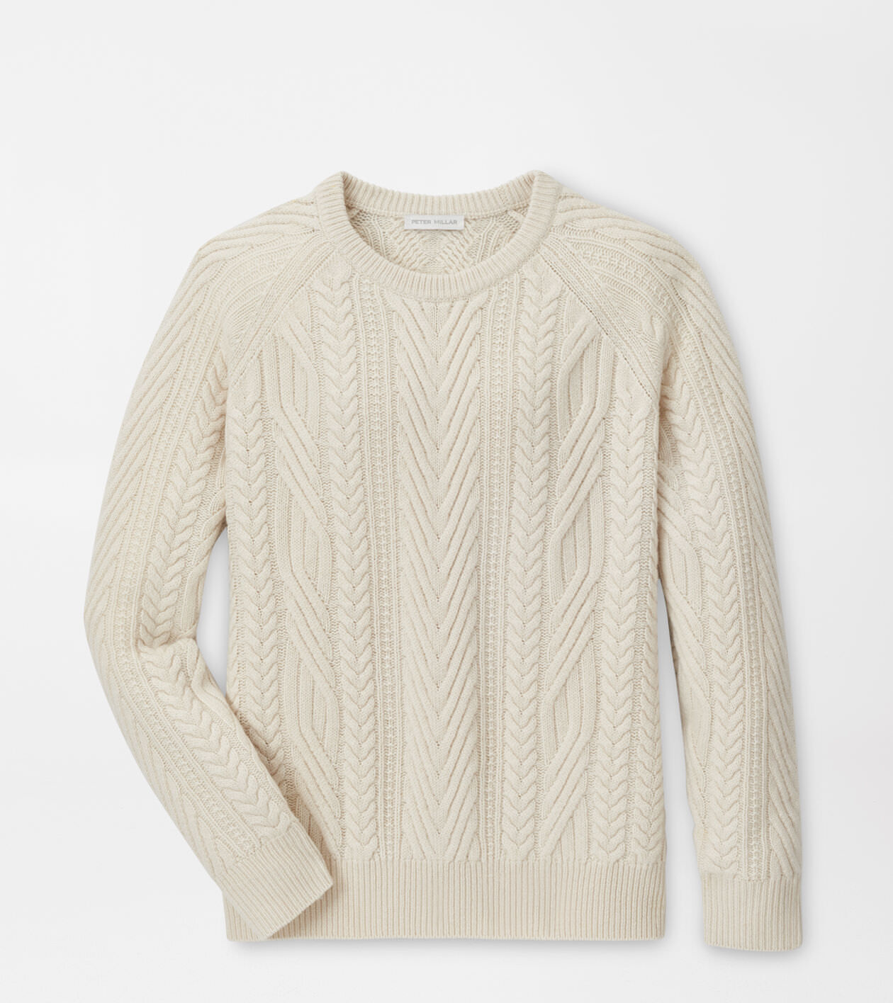 Bennett Cable Knit Crew Sweater | Women's Tops | Peter Millar