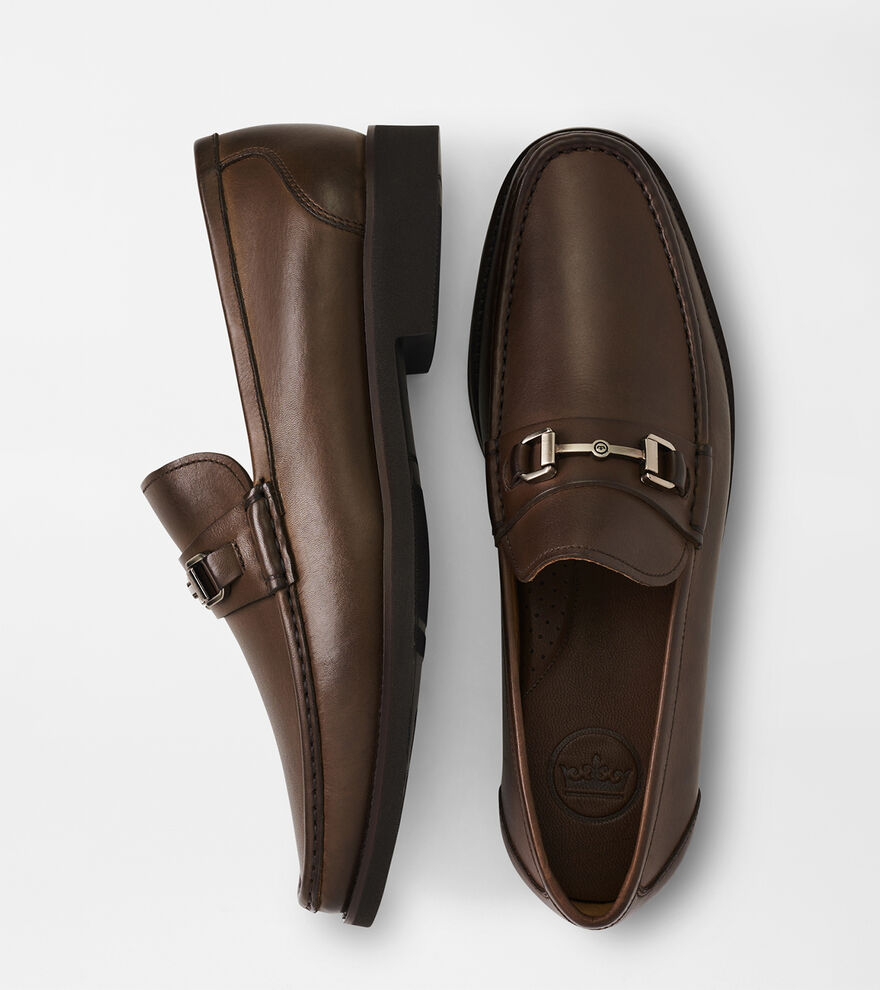 Leather Bit Loafer Men's Shoes Peter Millar