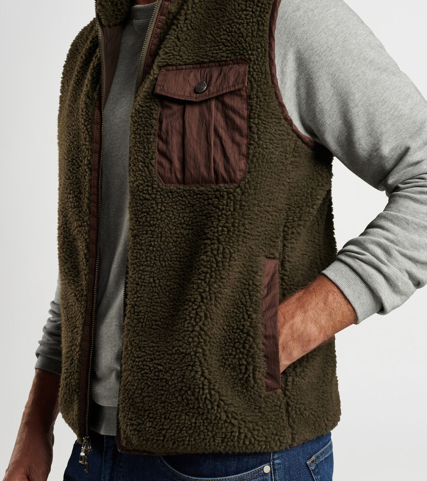 Autumn Pile Fleece Vest image number 4