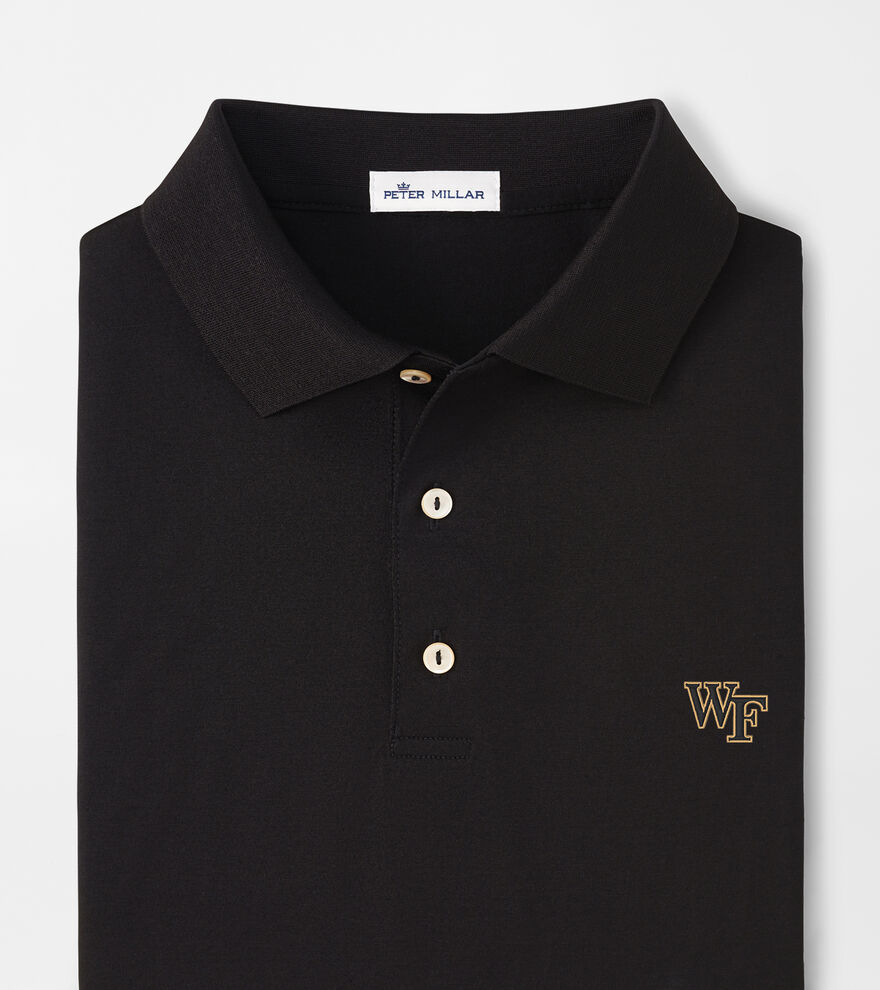Wake Forest Solid Cotton Polo image number 1