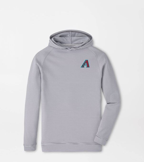 Arizona Diamondbacks Pine Youth Sugar Stripe Performance Hoodie