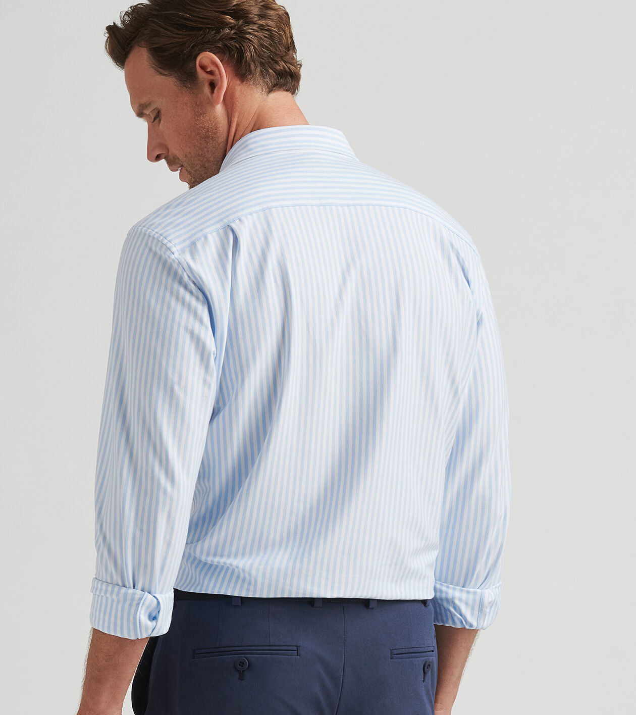 【2plan】Spring Oxford ST Shirt Paneled Oxford shirt – Service Area