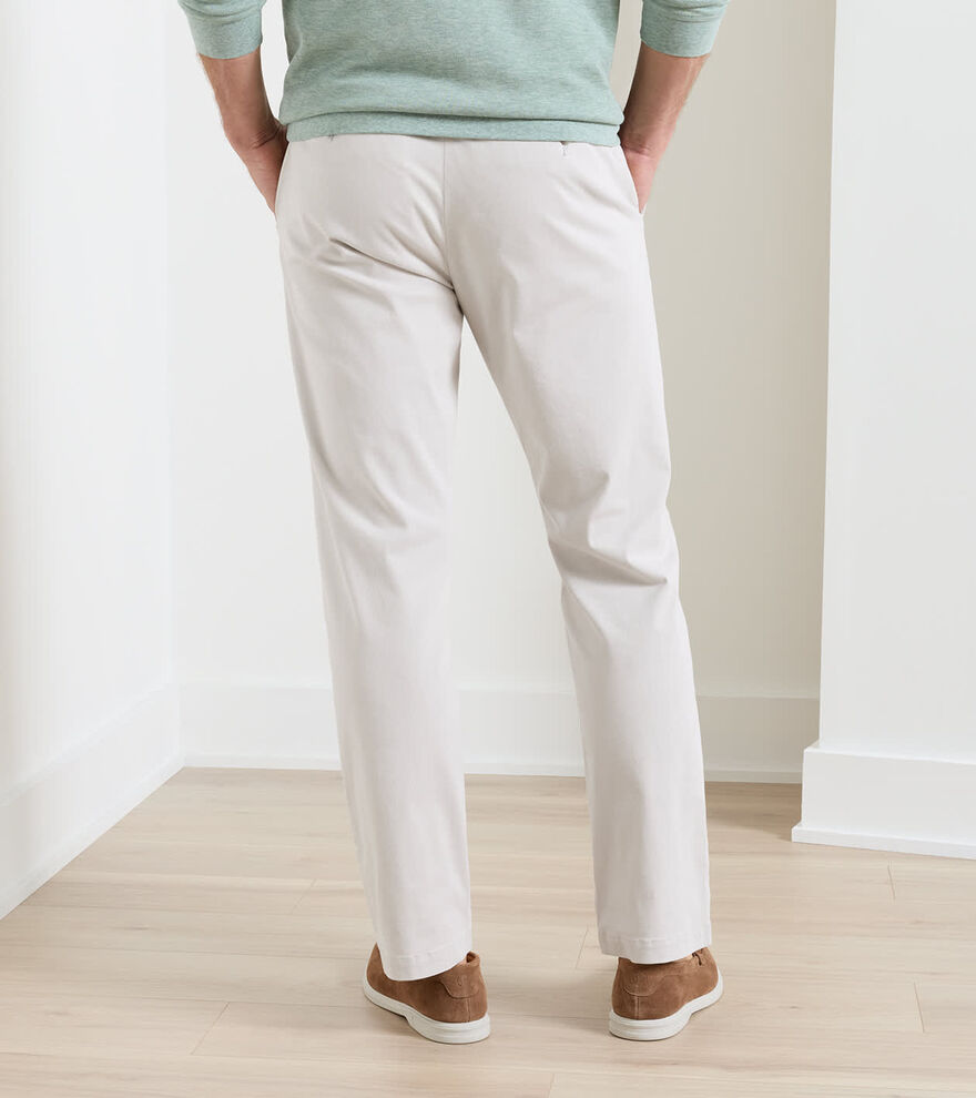 Signature Sateen Flat Front Trouser - Alternate Image 2