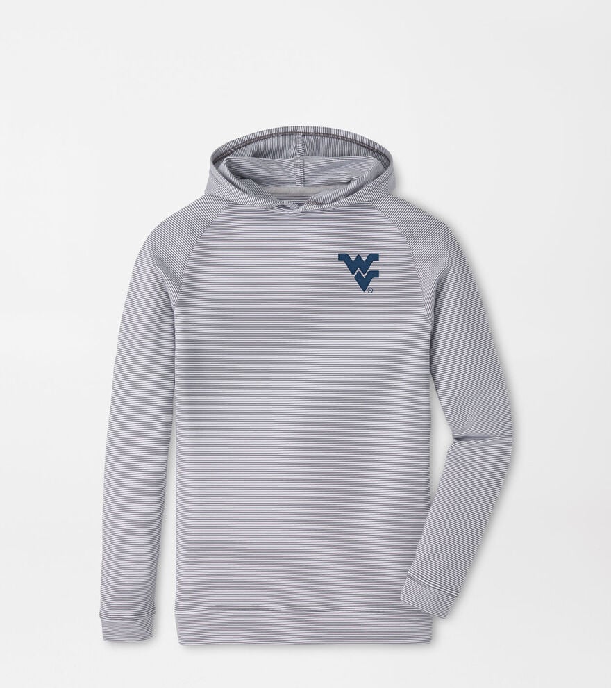West Virginia Pine Youth Sugar Stripe Performance Hoodie image number 1
