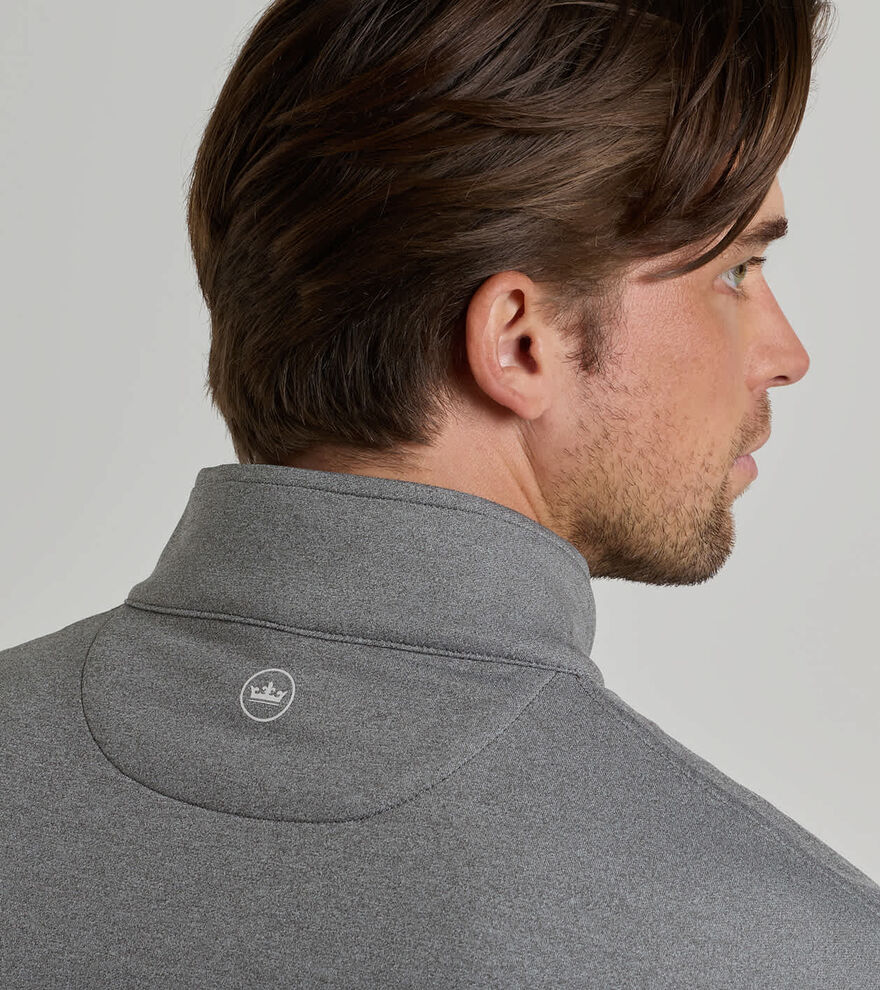 Perth M&eacute;lange Performance Quarter-Zip - Alternate Image 3