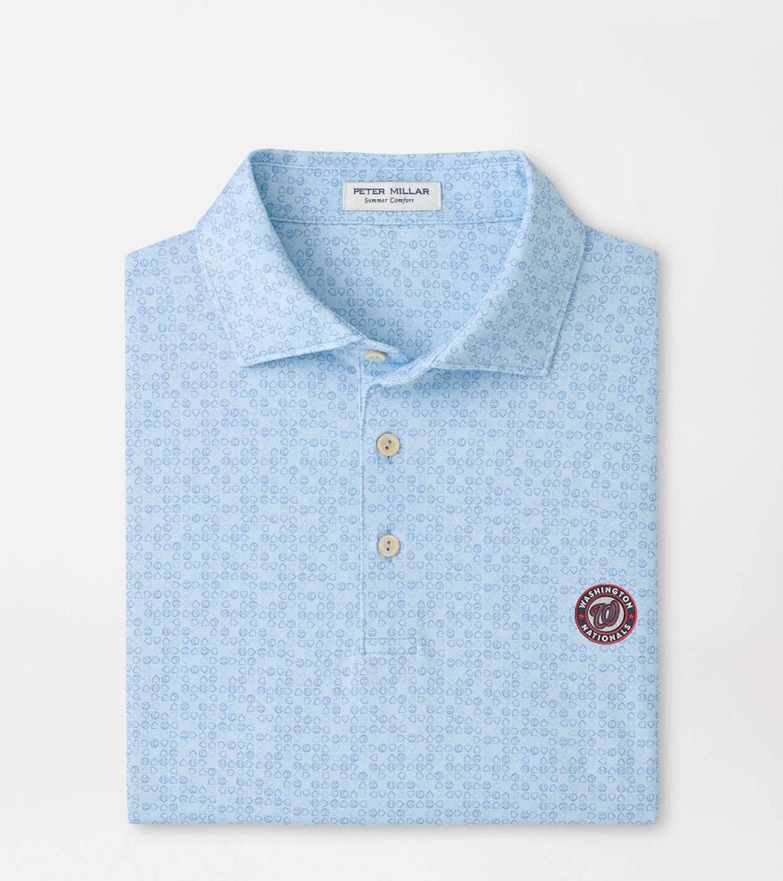 Cooperstown Washington Nationals Bases Loaded Performance Jersey Polo