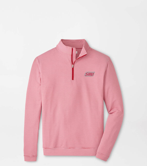 Sacred Heart University Perth Sugar Stripe Performance Quarter-Zip