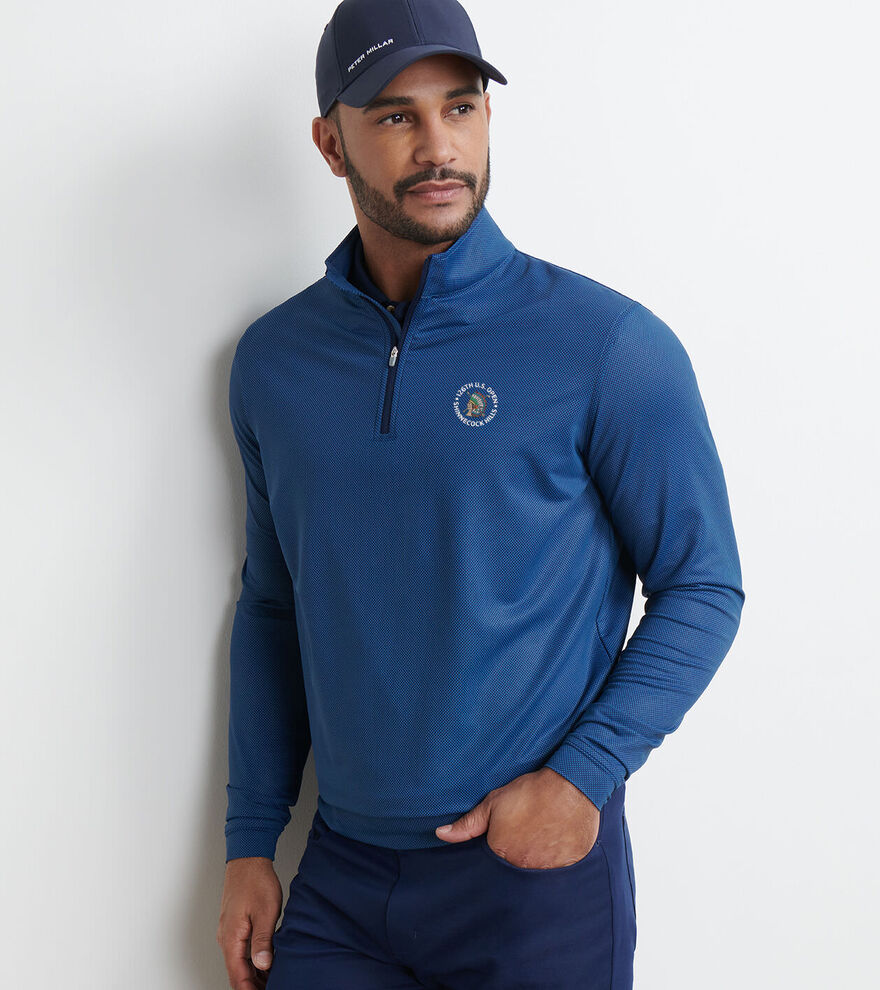 126th U.S. Open Perth Birdseye Performance Quarter-Zip image number 2