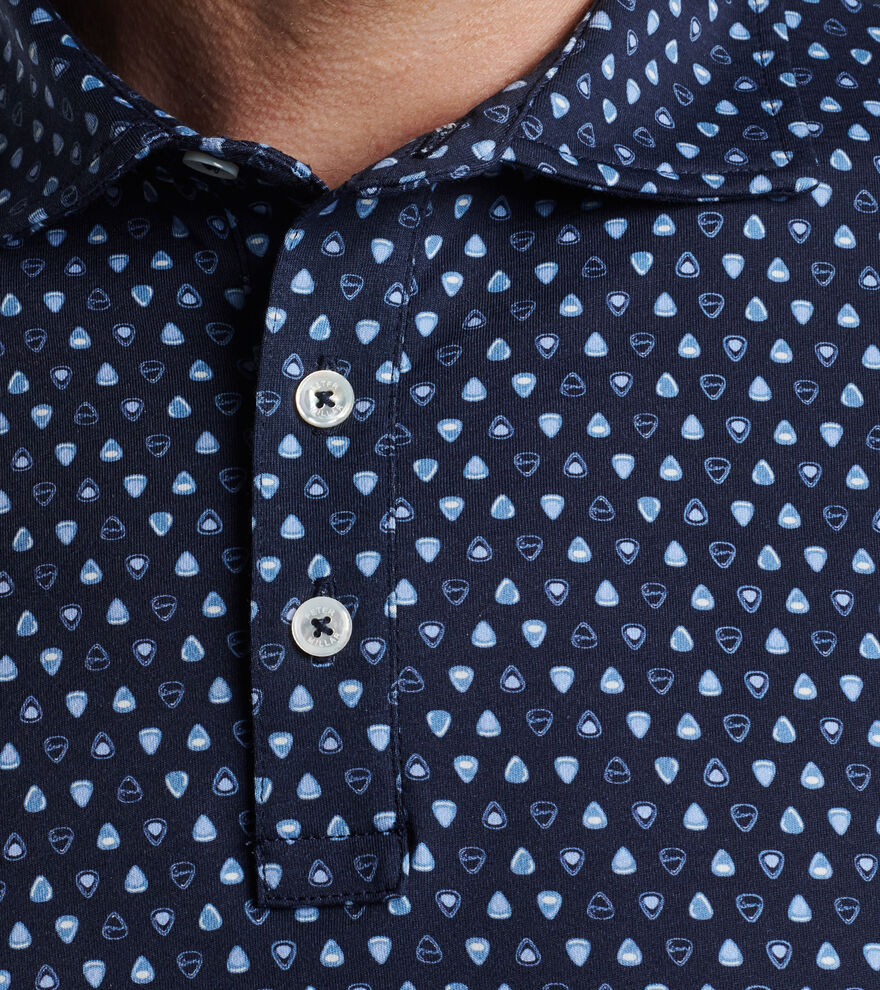 Pilot Mill Epic Solo Printed Short-Sleeve Polo image number 5