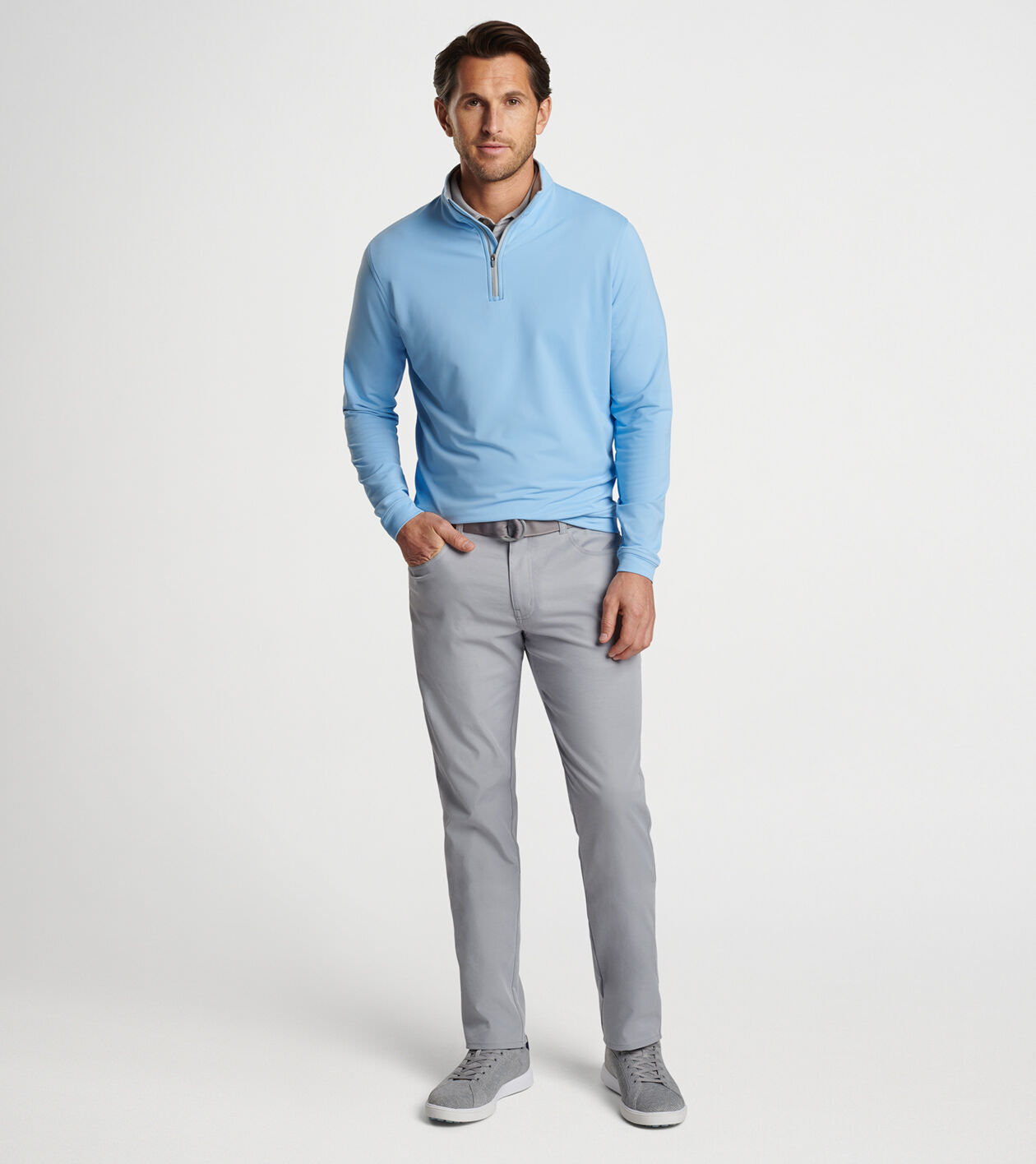 Perth Performance Quarter Zip Men s Pullovers Peter Millar