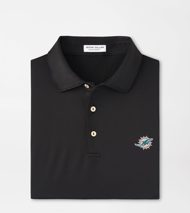 Miami Dolphins Solid Performance Jersey Polo