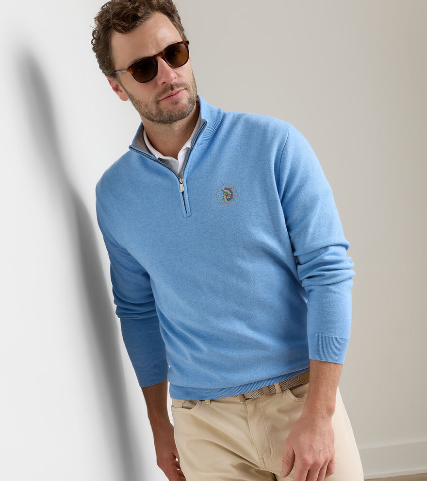 126th U.S. Open Coolspun Lite Cotton Quarter-Zip Sweater image number 1