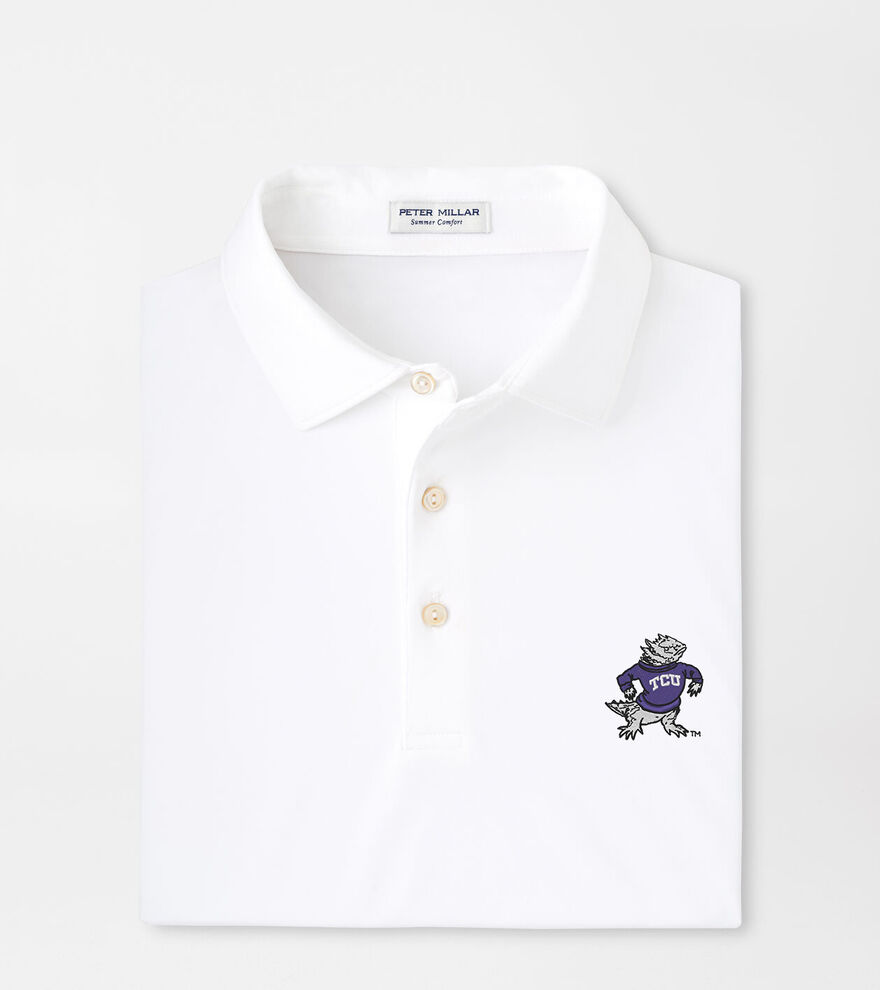 TCU Vault Solid Performance Jersey Polo image number 1