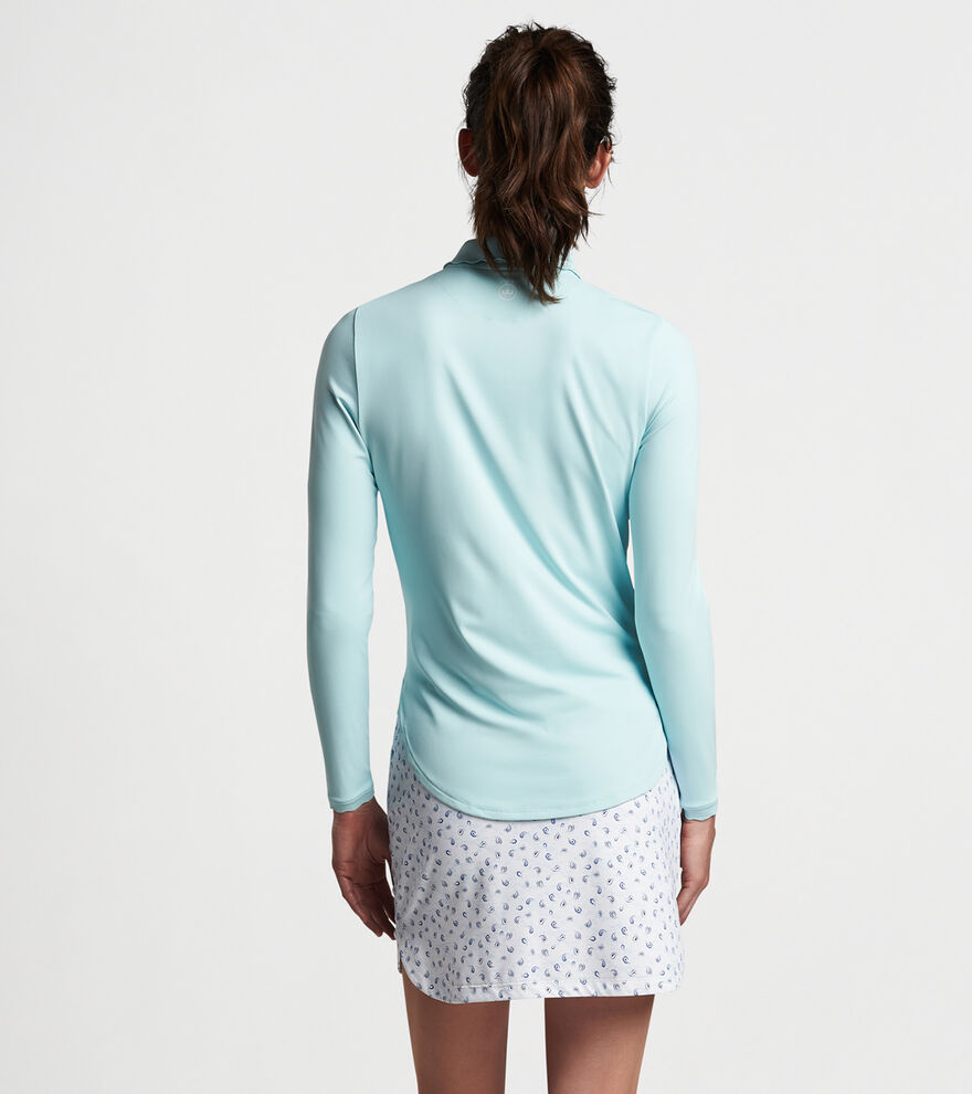 Opal Long-Sleeve Stretch Jersey Polo image number 3