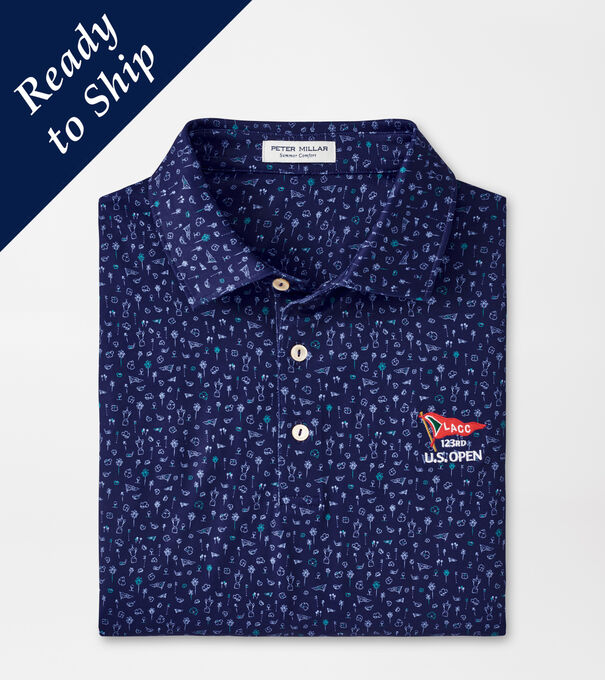 123rd U.S. Open Performance Jersey Print Polo