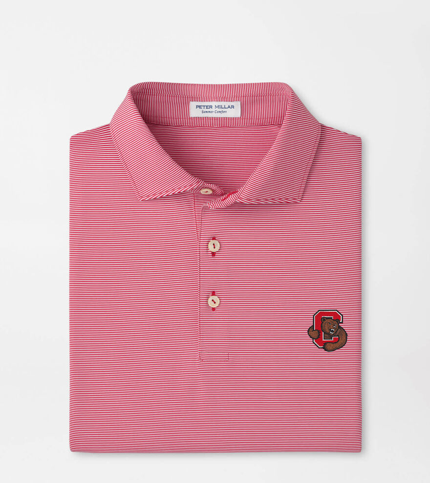 Cornell Jubilee Stripe Performance Polo