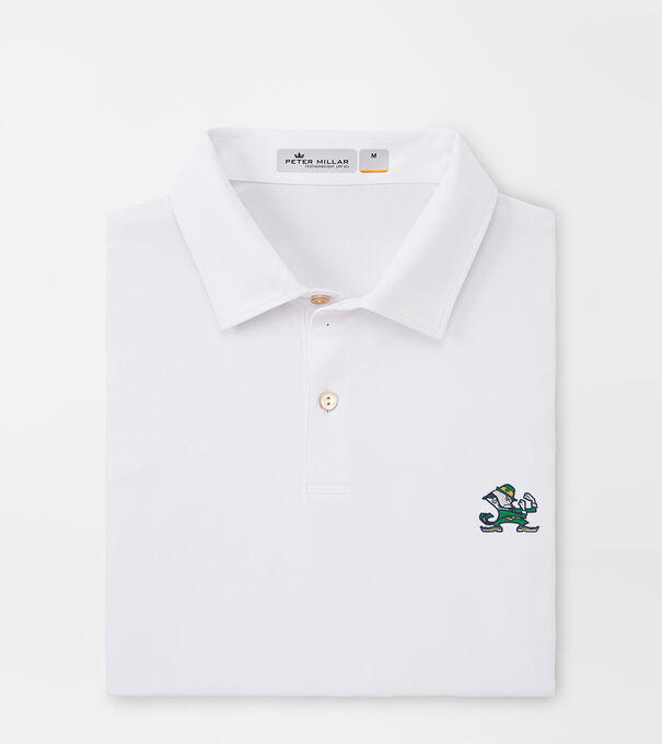 Notre Dame Leprechaun Featherweight Melange Polo