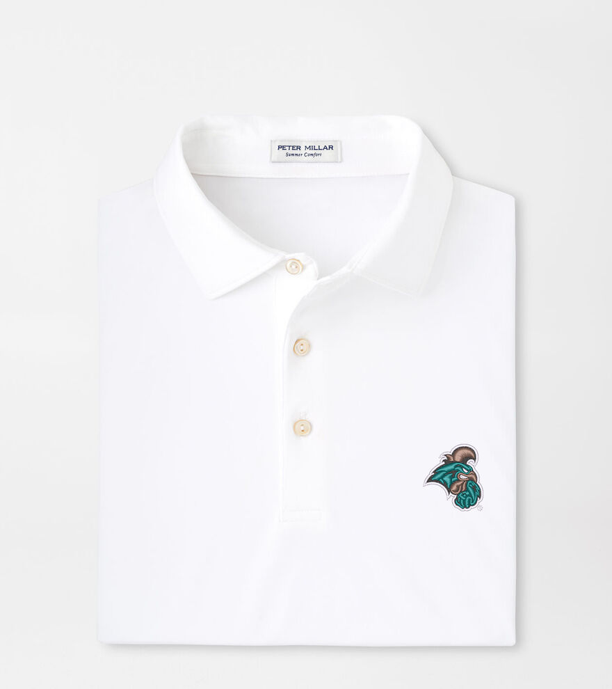 Coastal Carolina Solid Performance Jersey Polo image number 1