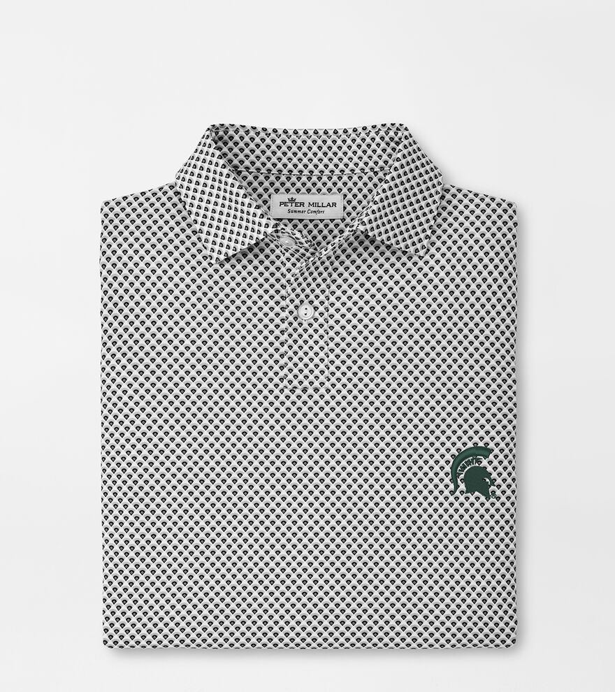 Michigan State Spartan Youth Performance Jersey Polo image number 1