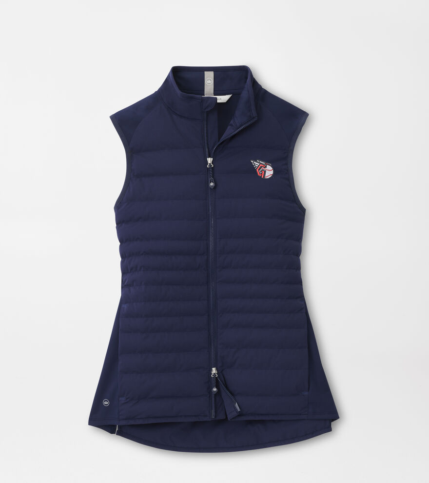Cleveland Guardians Women's Fuse Hybrid Vest image number 1