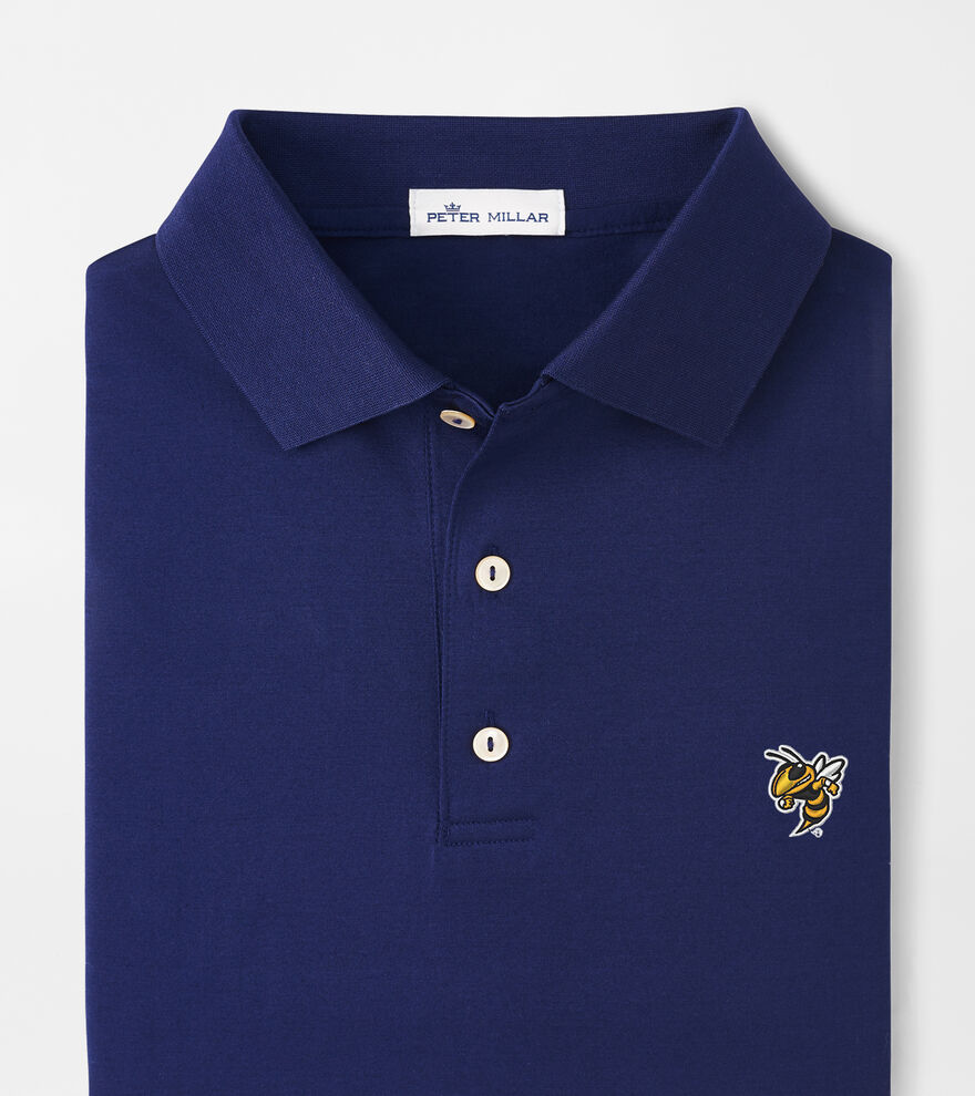 Georgia Tech Yellow Jacket Solid Cotton Polo image number 1