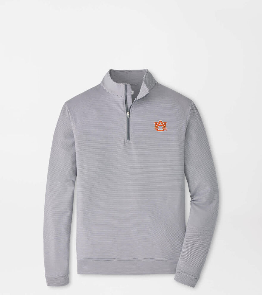 Auburn Perth Sugar Stripe Performance Quarter-Zip