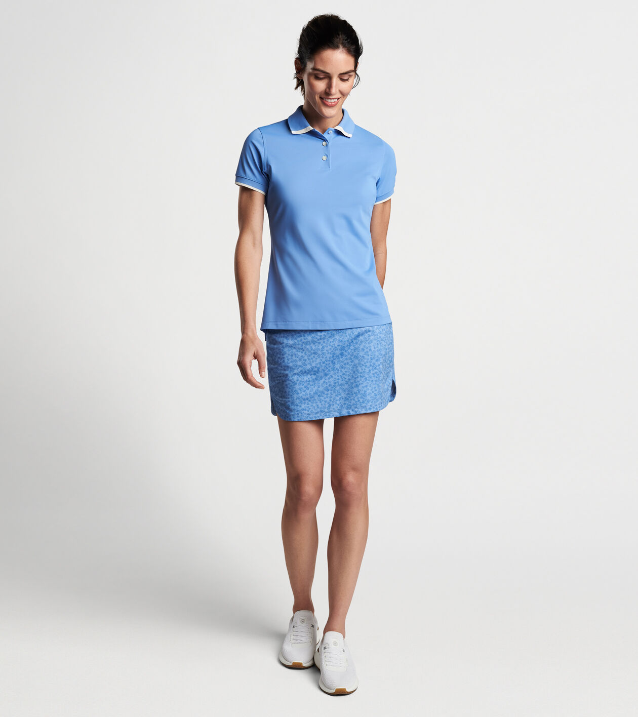 Mesh hot sale polo shirt