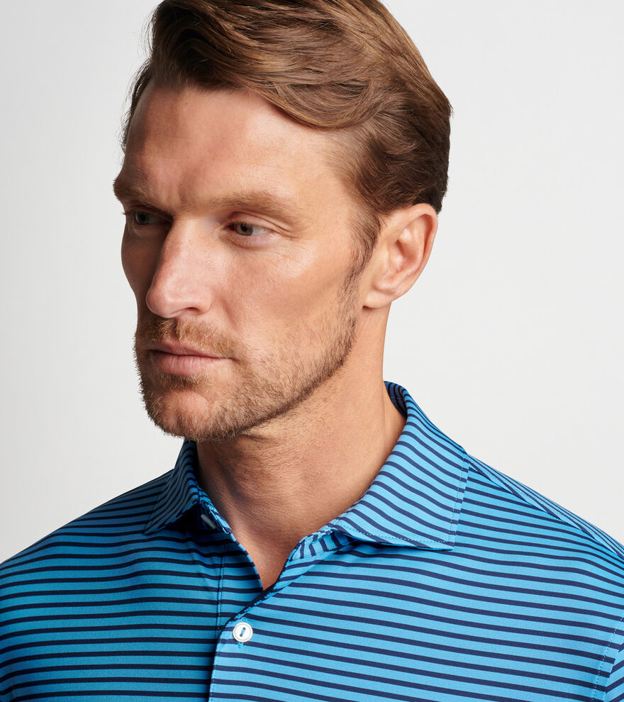 Miles Performance Jersey Polo Men's Polo Shirts Peter Millar