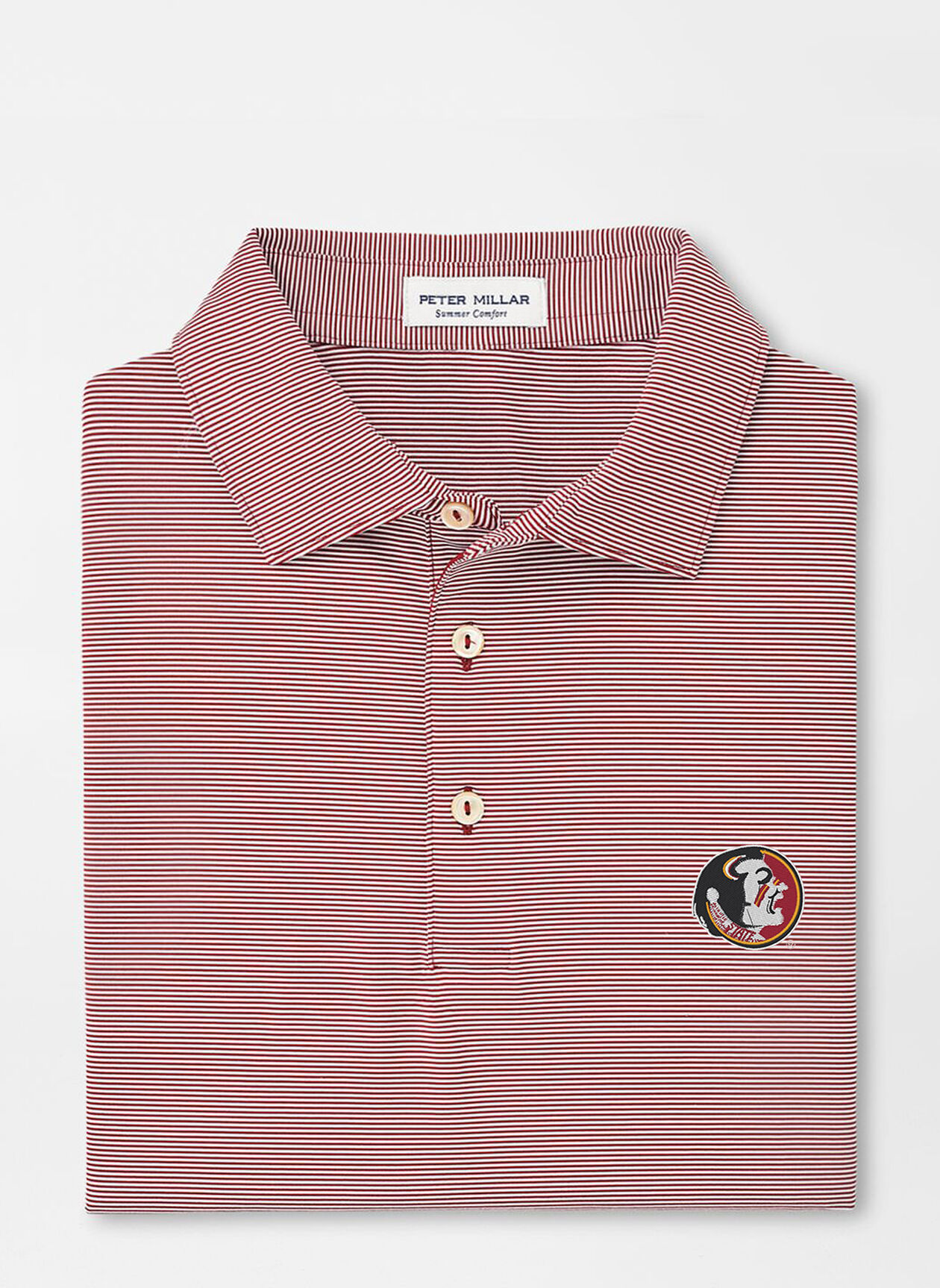 Florida State Vault Jubilee Stripe Performance Polo | Men's Collegiate