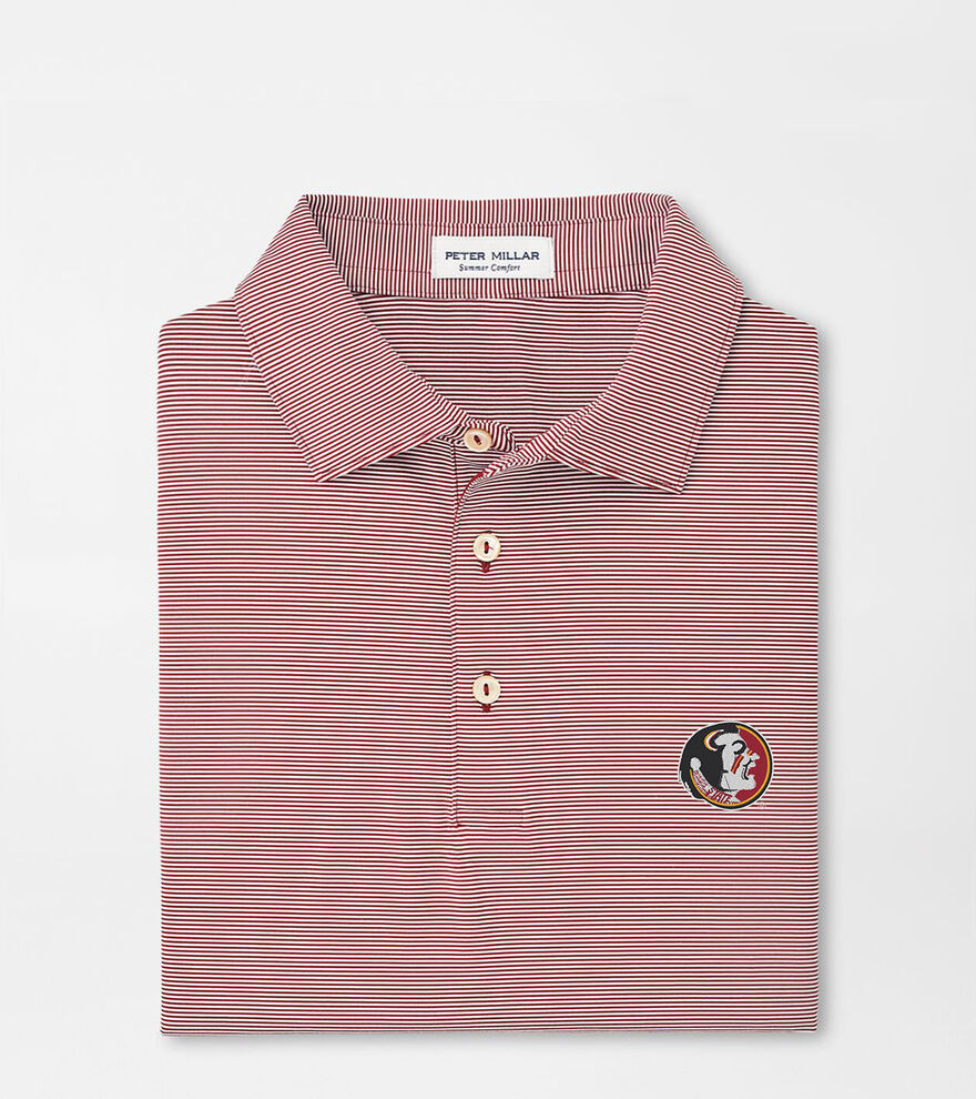 Florida State Vault Jubilee Stripe Performance Polo | Men's Collegiate