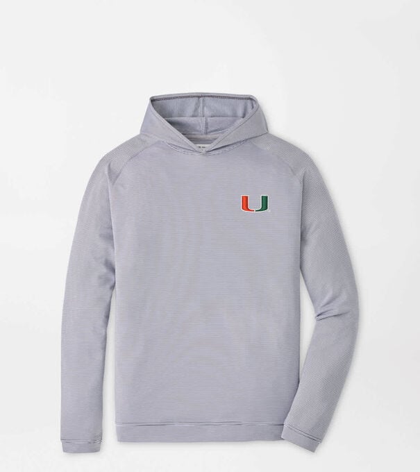 Miami Pine Sugar Stripe Performance Hoodie
