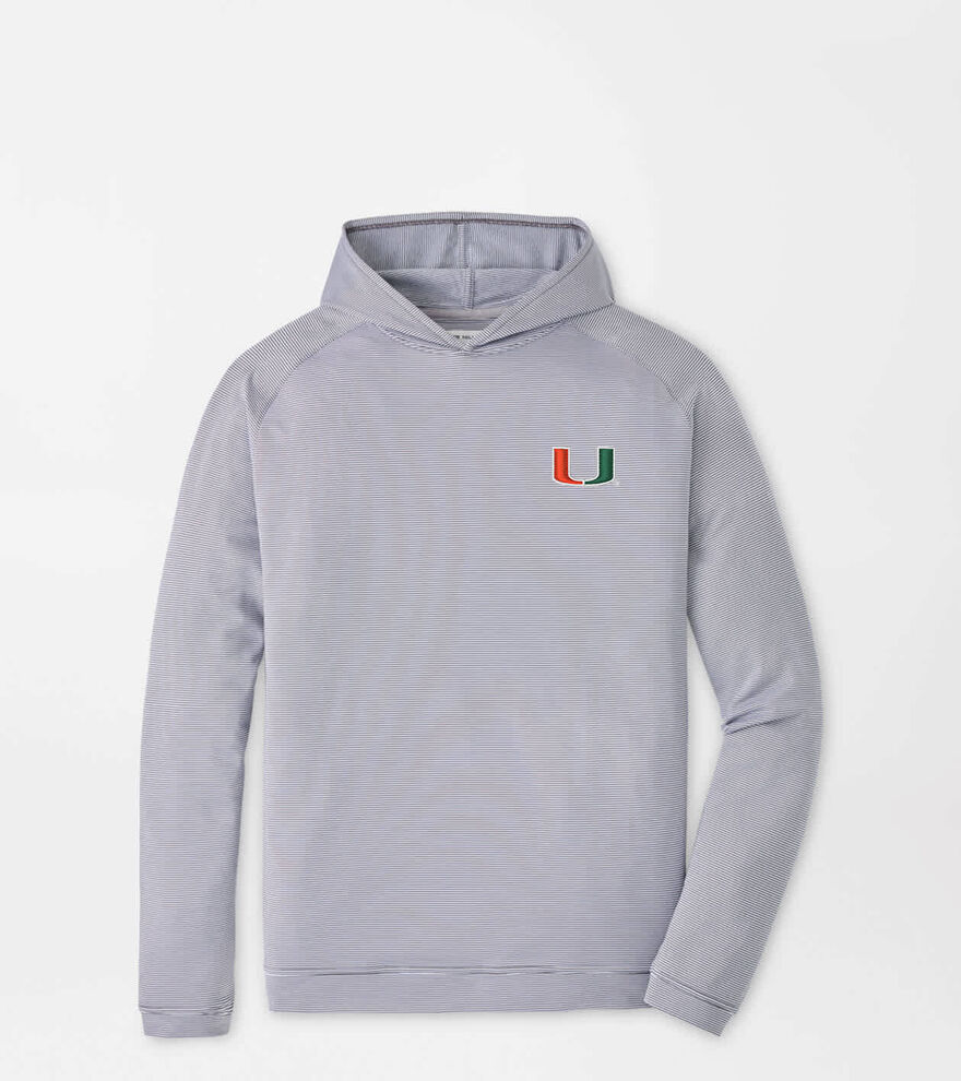 Miami Pine Sugar Stripe Performance Hoodie