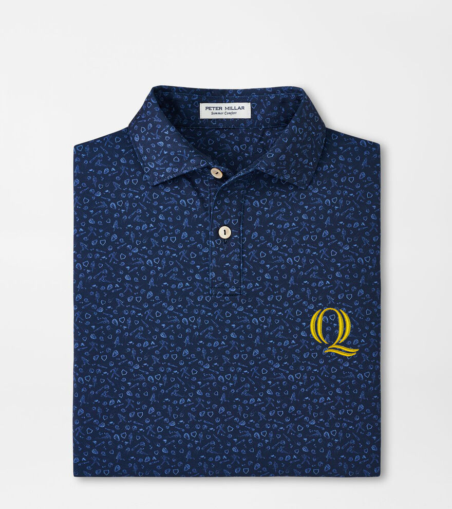 Quinnipiac Batter Up Youth Performance Jersey Polo image number 1