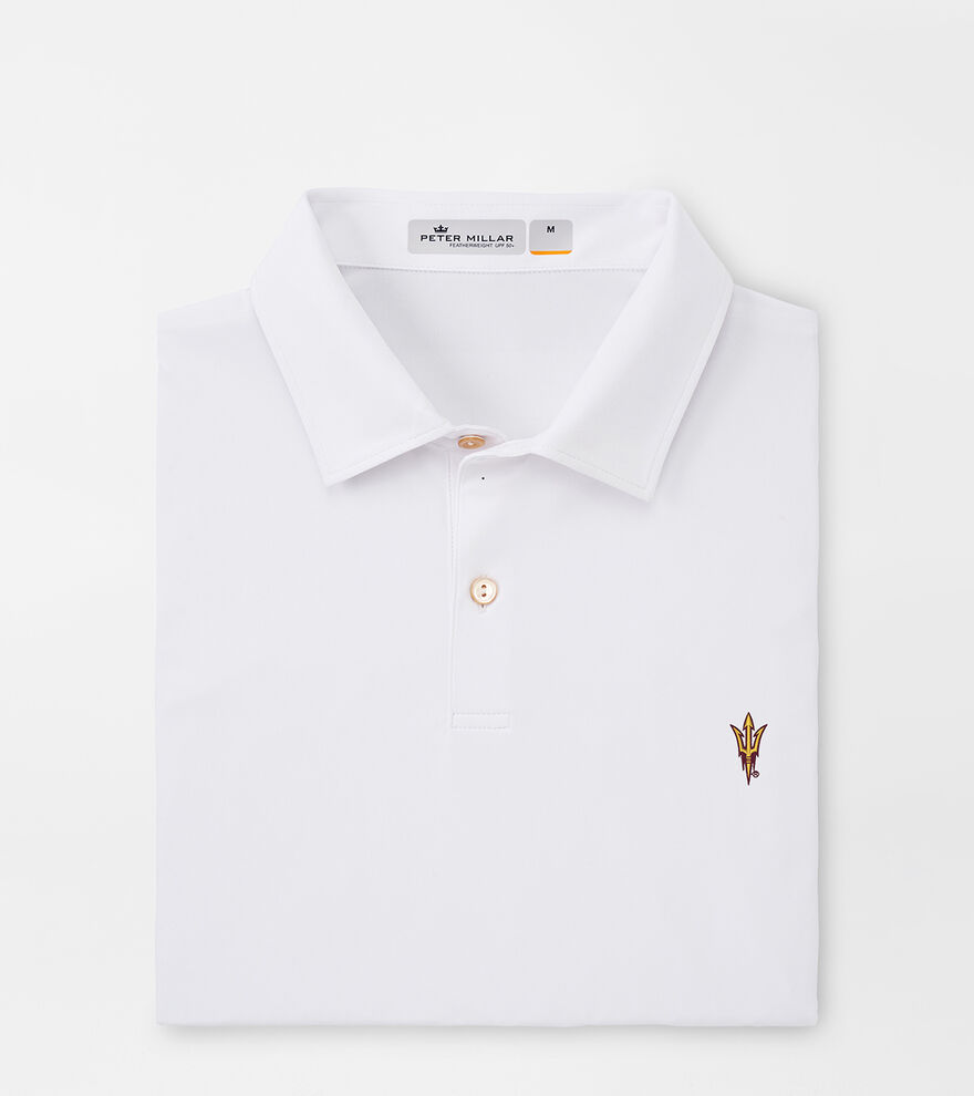 Arizona State Featherweight Melange Polo image number 1