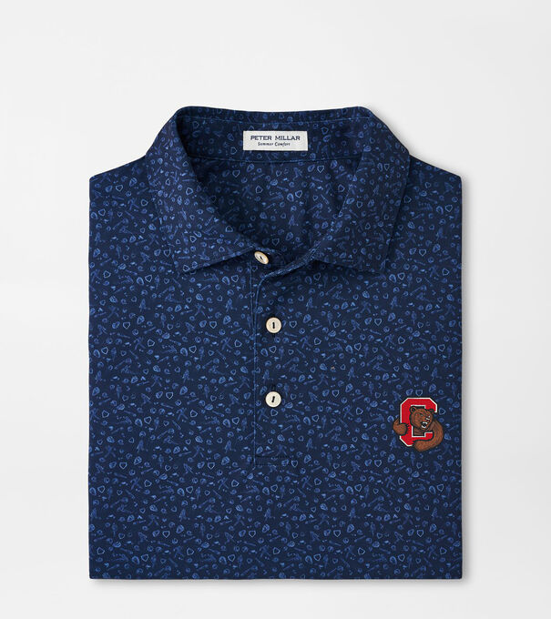 Cornell Batter Up Performance Jersey Polo