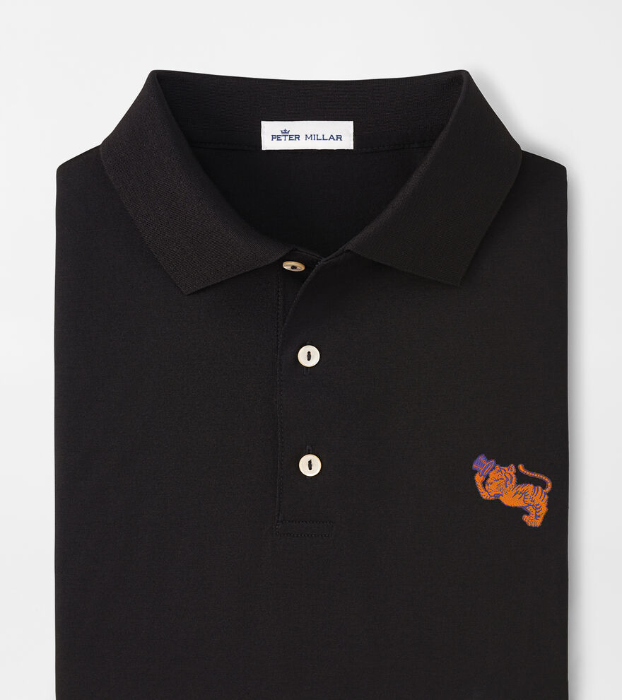 Clemson Vault Solid Cotton Polo image number 1