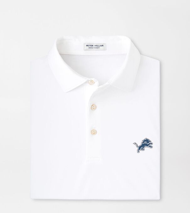 Detroit Lions Solid Performance Jersey Polo